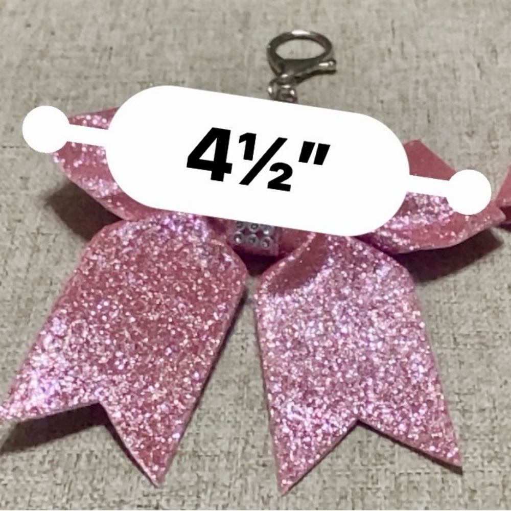 Source Unknown Pink Glitter Bow Key Holder - Picture 10 of 13